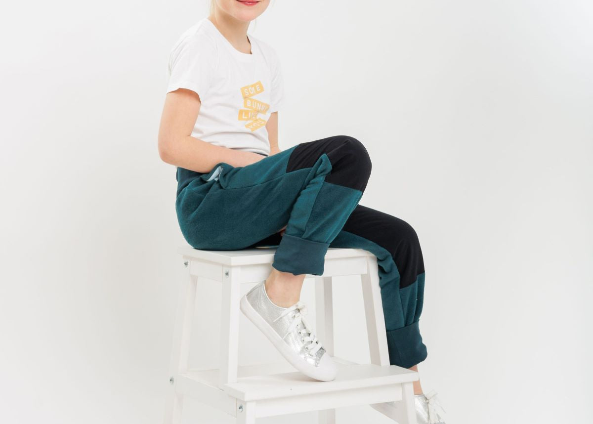 winter hose bio fleece verstärktes knie verstellbarer bund