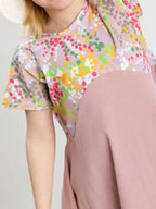 mädchenkleid exclusives design nachhaltig und fair hangefertigt babbily gr 122