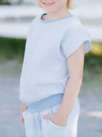 kinder musselin t-shirt bio-baumwolle