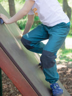 Summer cotton trousers with reinforced knees – Midnight image