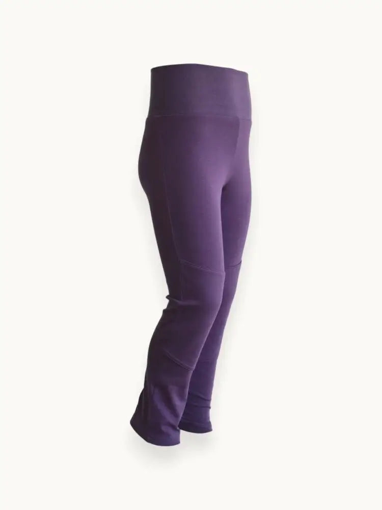 bio leggings mädchen sport freizeit lila babbily 104