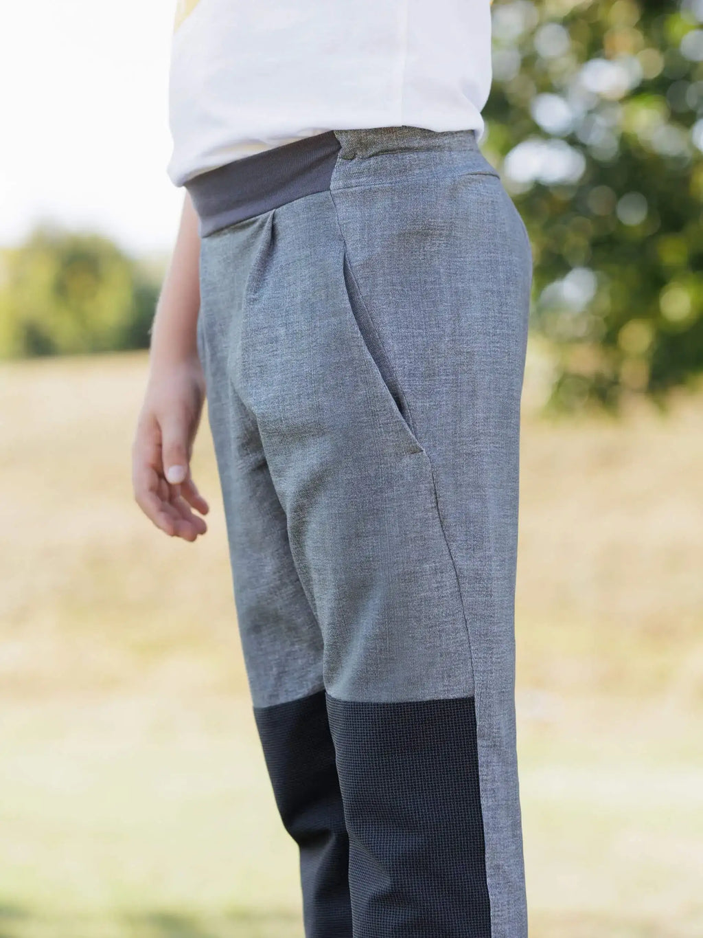 freizeithose mit verstärktem knie jungen