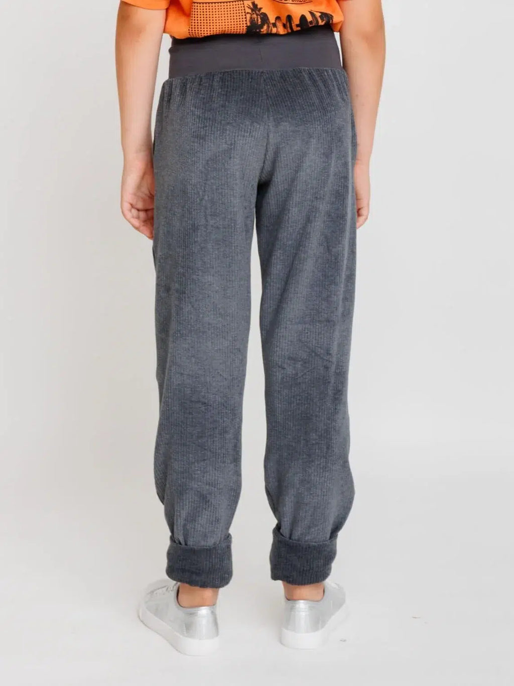 warme thermo hose bio baumwolle gefütterte grau babbily gr 122