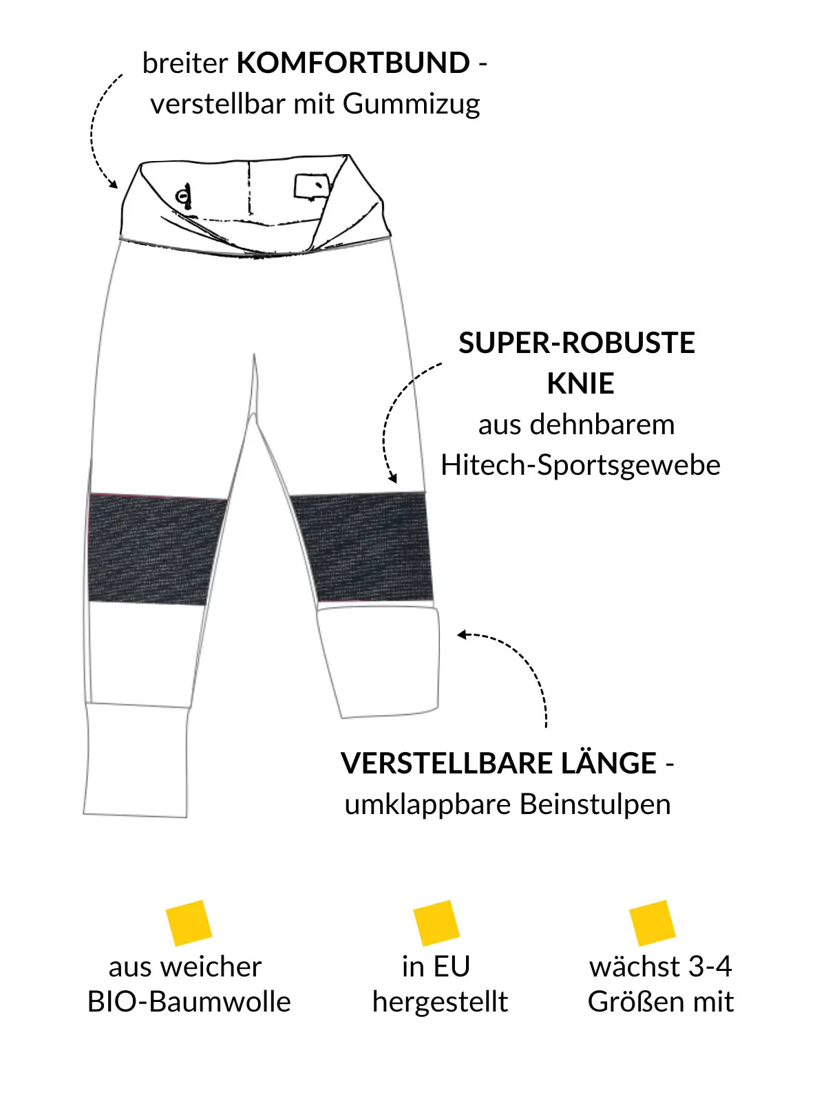 beste leggings für kinder bio-baumwolle babbily