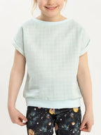 bio musselin top in karo muster babbily