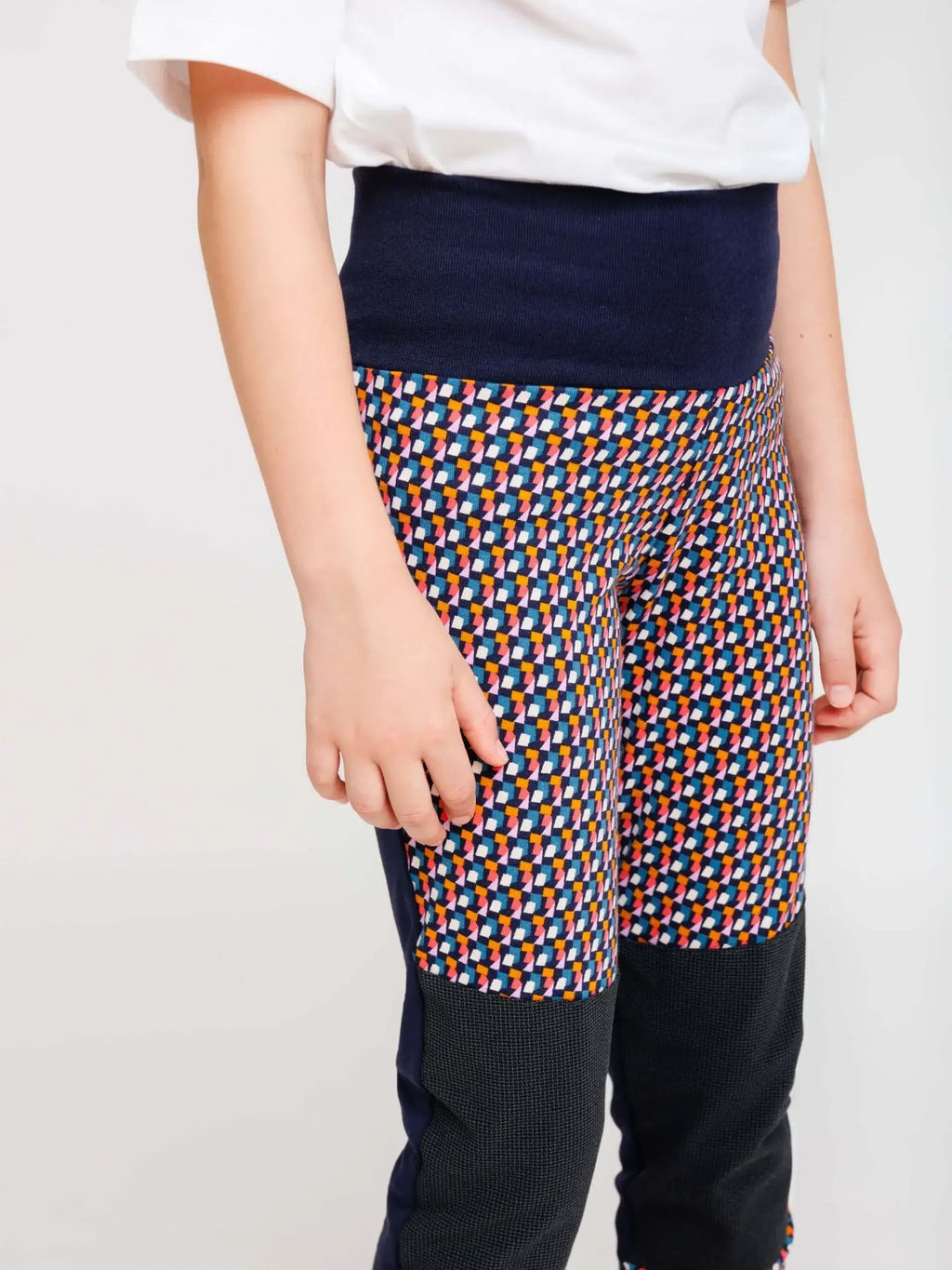 leggings kinder mädchen mit verstellbarem bund