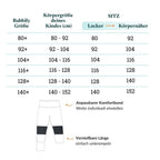 GrowProof™ Thermo-Leggings Kinder | Robust-Knie, mitwachsend, bio