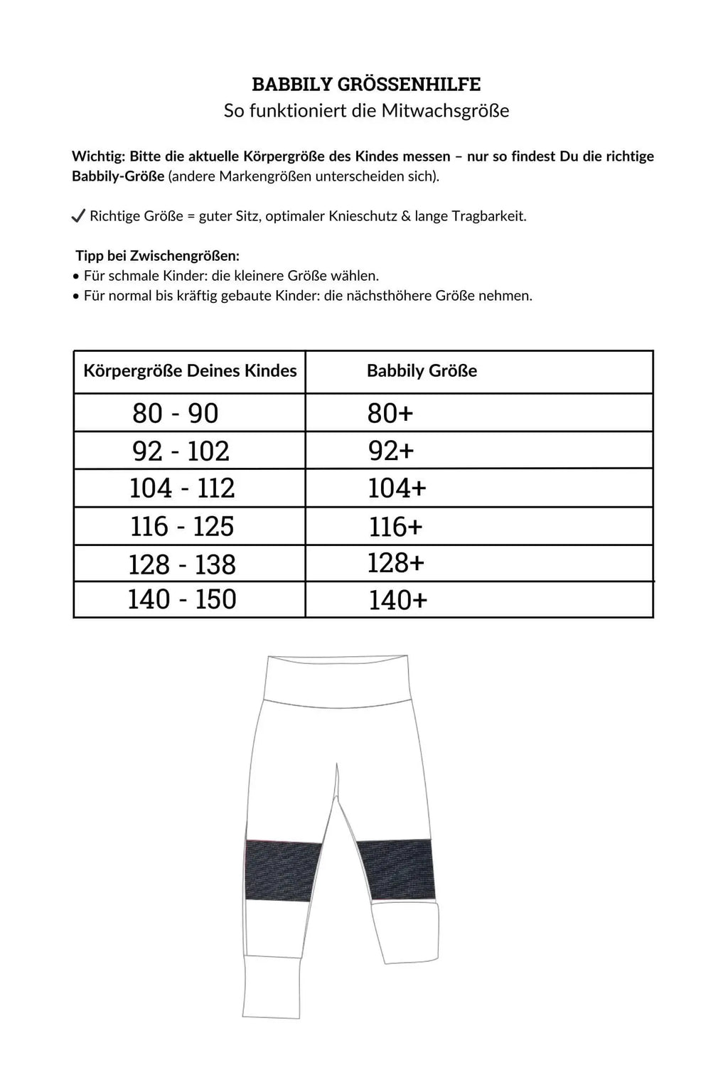 GrowProof™ Kinderleggings - Pinsel Chaos