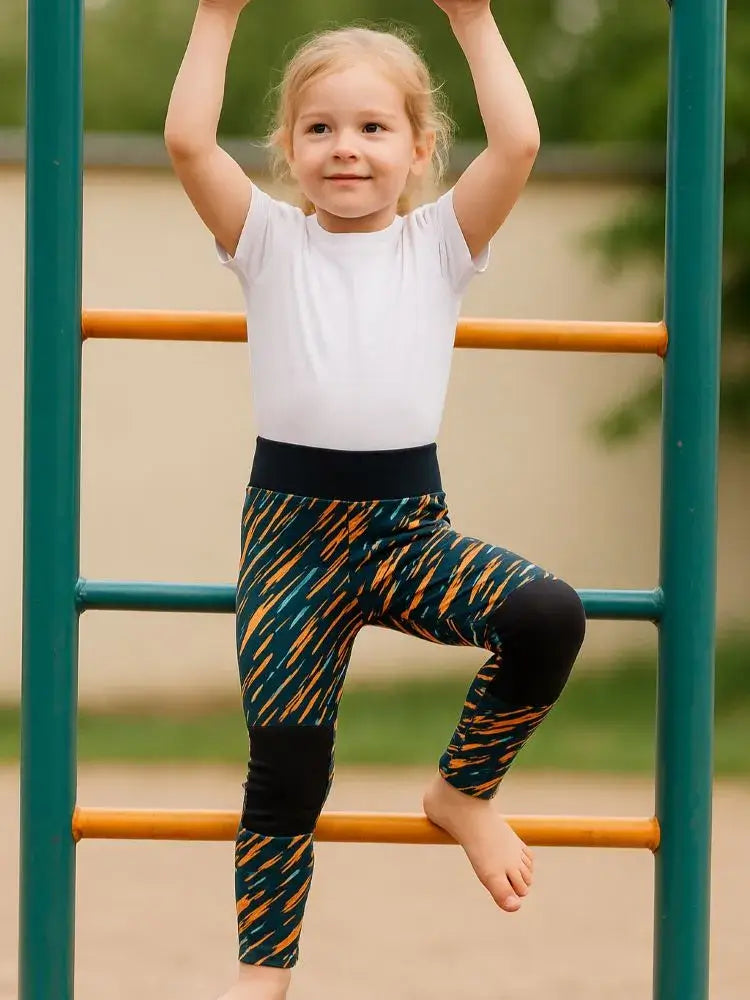 leggings mit verstärkten knien babbily gr 104 bio baumwolle