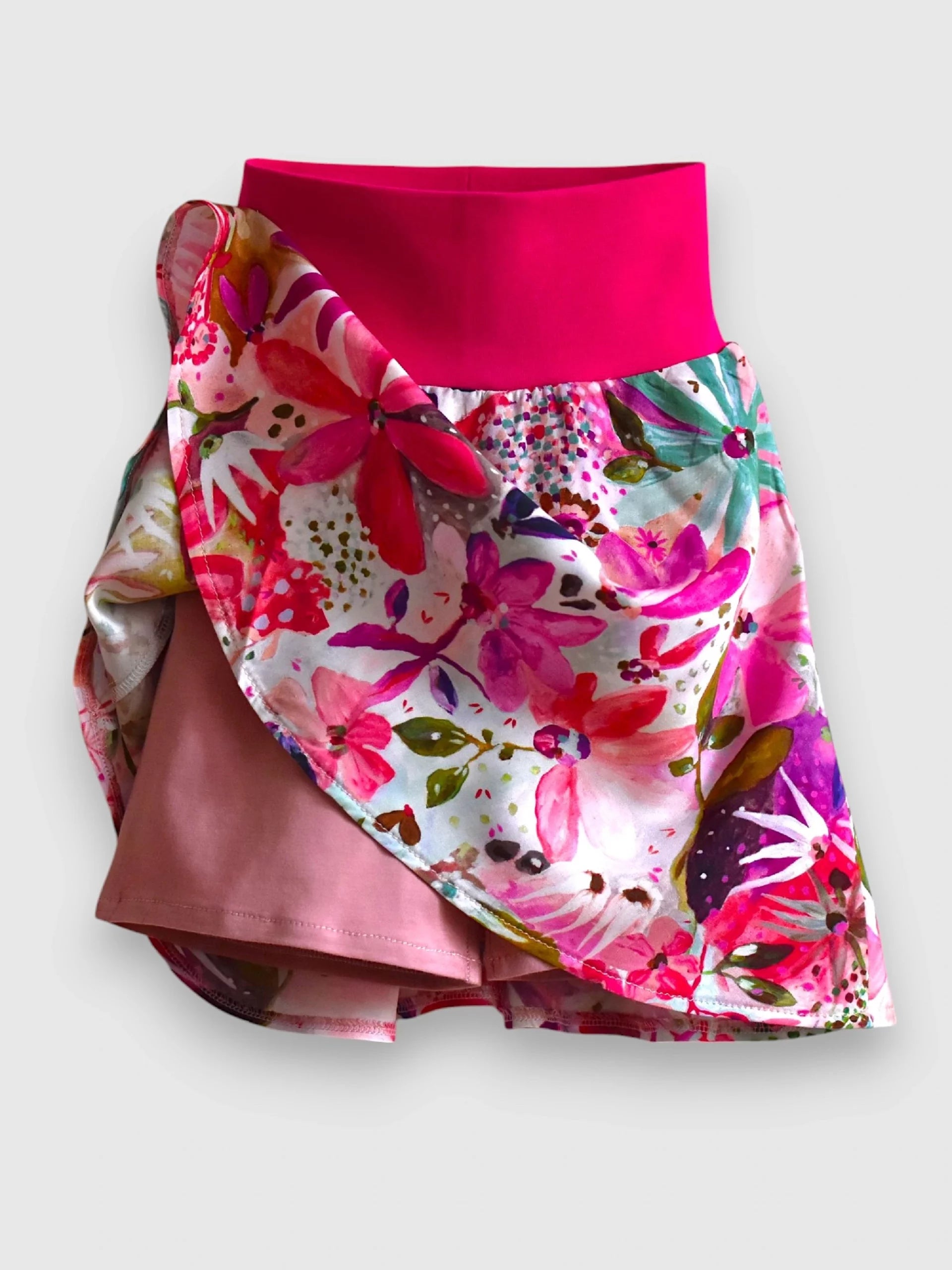 mädchen rock mit integrierter radlershorts