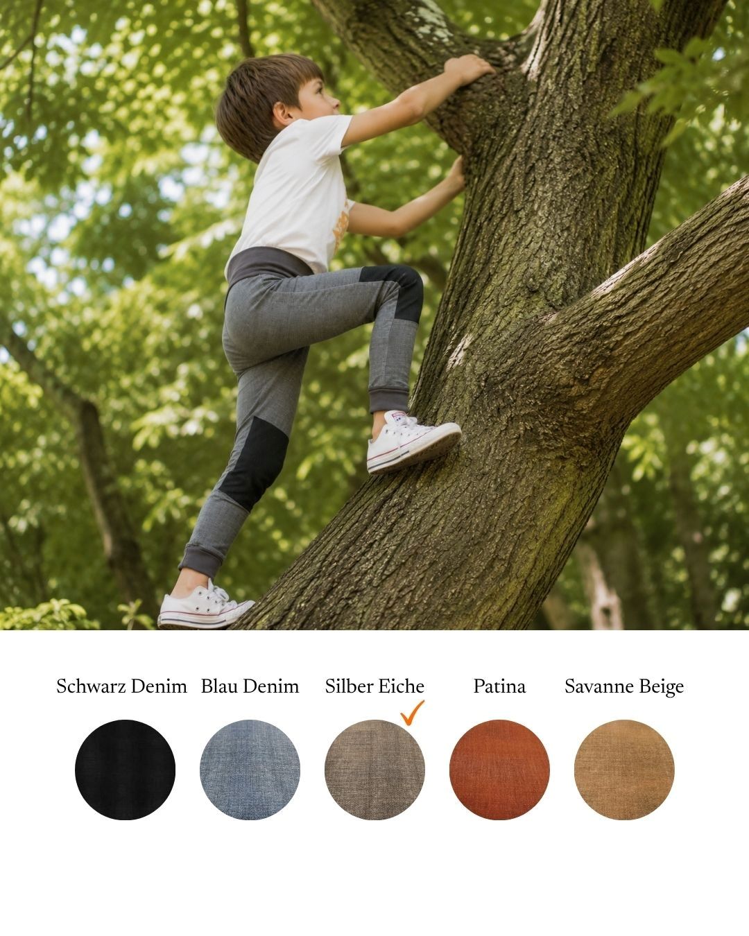 GrowProof™ Jeans-Leggings | Robuste Kinderleggings gegen Knielöcher