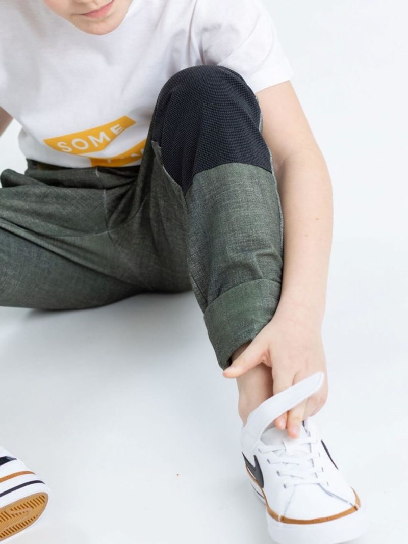 boys jeans joggers with reinforced knees