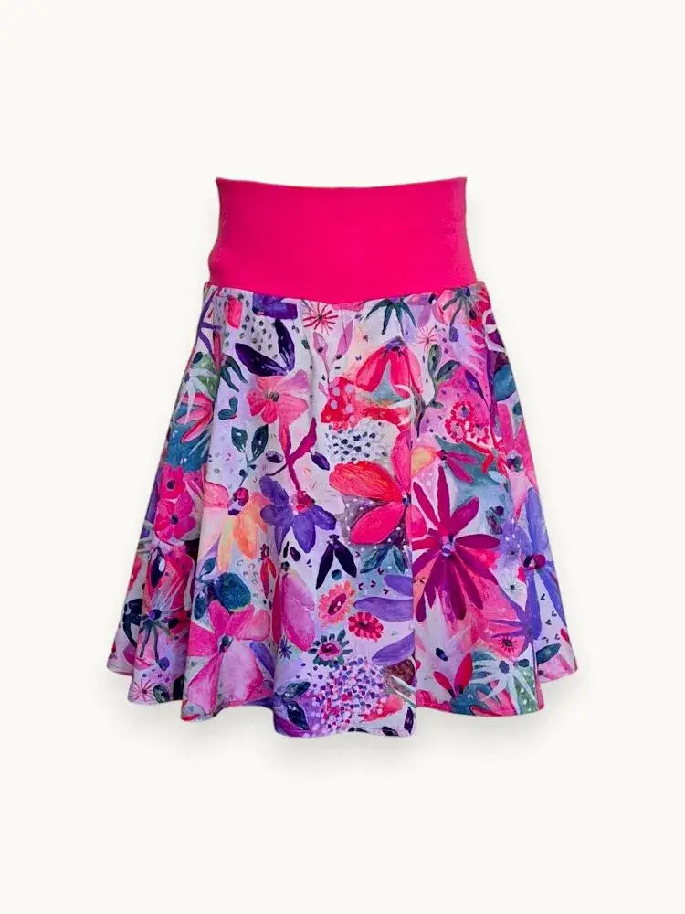 mädchen rock mit integrierter schorts babbily