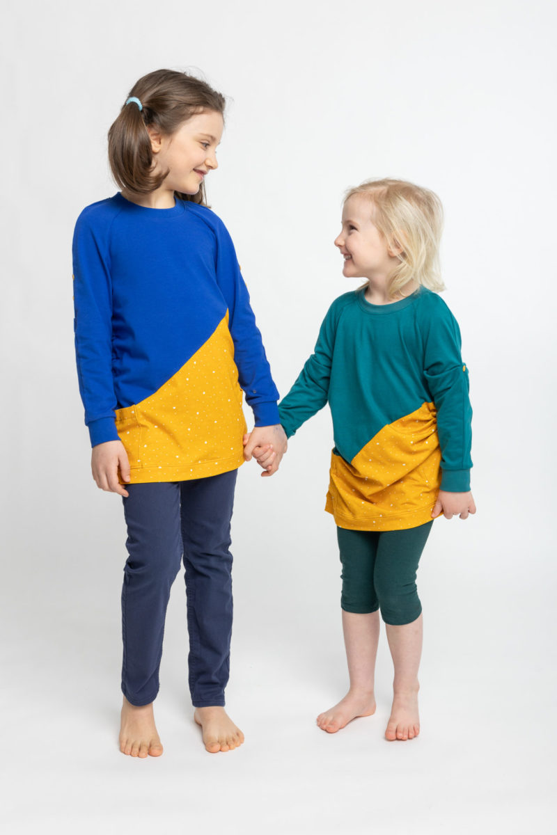 Mrs Roly-Poly Mitwachskleid - Blau image 7