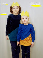 Mrs Roly-Poly Mitwachskleid - Blau image 9