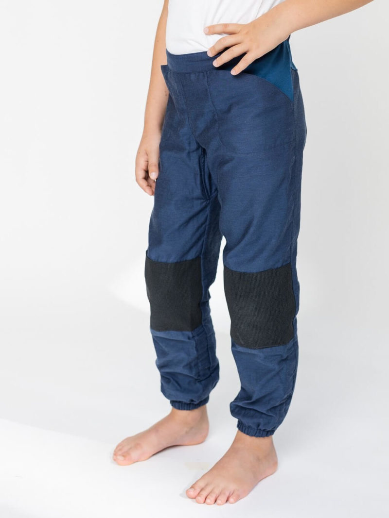 Sommer Robusthose mit Kniebesatz - Marine image 3