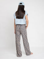 Leinenhose mit Taschen und verstellbarem Bund