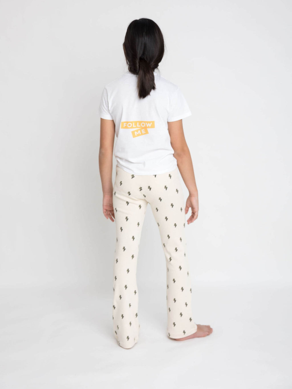 Flared Leggings für Mädchen Bio – weicher verstellbarer Bund