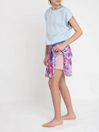 Skort Mädchen mit integrierter Shorts – Bio-Baumwolle & Ecovero, weiter Bund