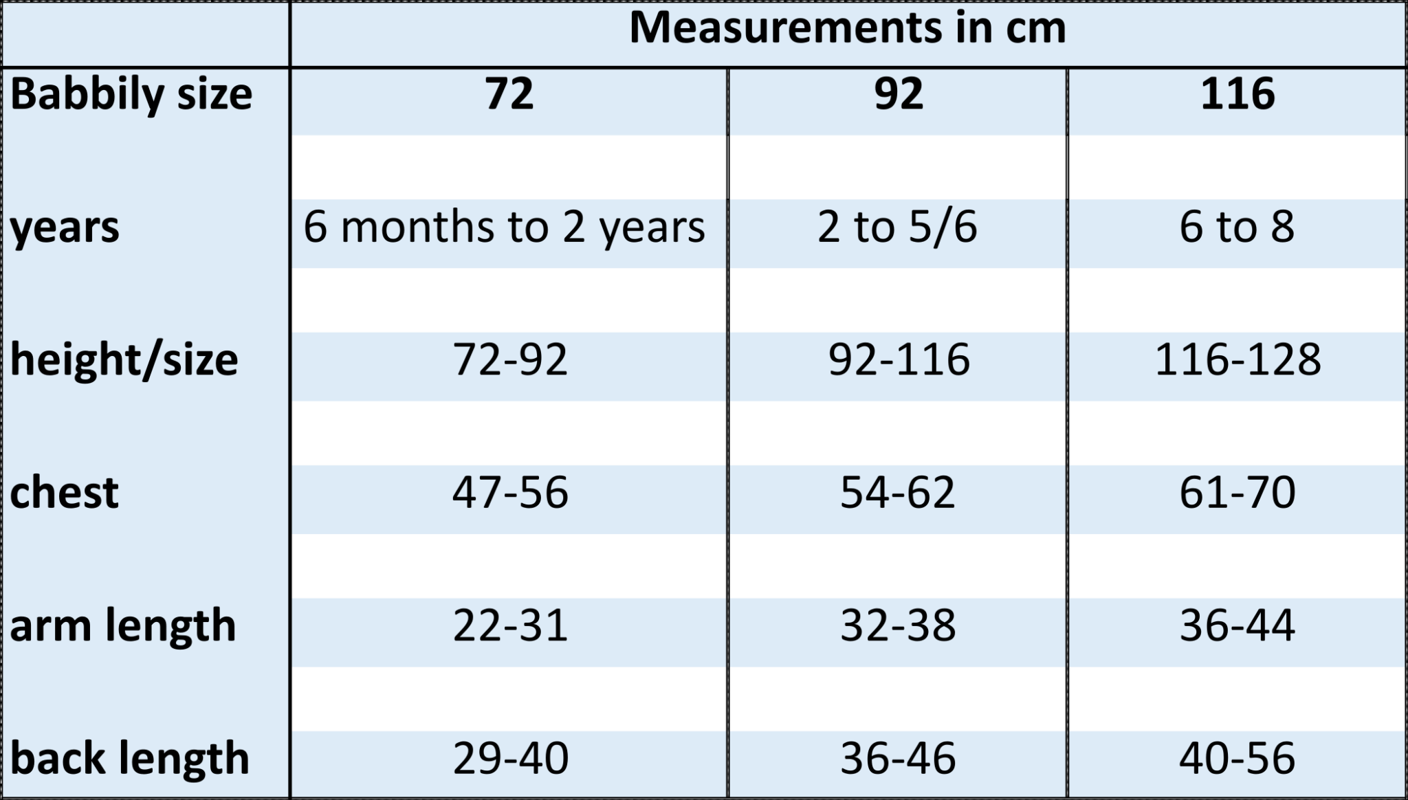 32 C Chest Size In Cm