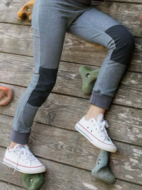 denim leggings für kinder bio baumwolle babbily