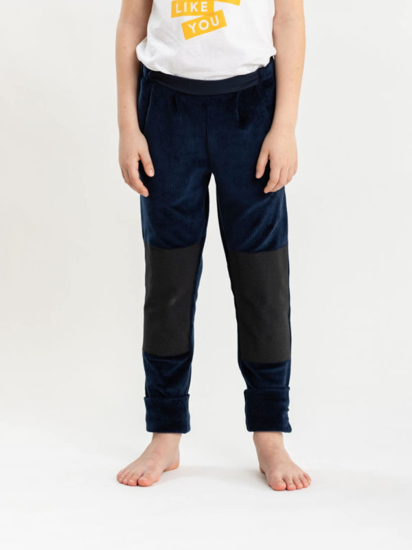 warm trousers boys dark blue 104