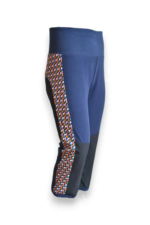 3/4 Leggings Mädchen aus Bio-Baumwolle babbily mit verstärkten knien und gesäß