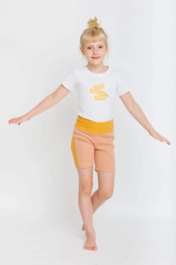 velo shorts girls organic cotton babbily